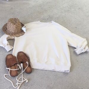 H&M- DIVIDED/“THE BASIC-CLASSIC VANILLA”SWEATSHIRT DRESS